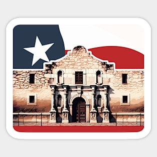 Texas The Alamo Sticker